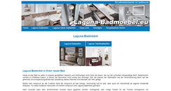 Desktop Screenshot of laguna-badmoebel.eu